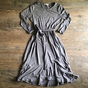 Grey Fitted Dress - Size Small